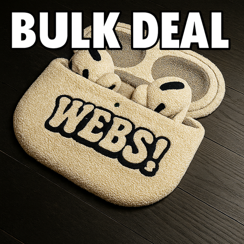 (2 PAIRS) Modern Earbud-Shaped Accent Rug (BULK DEAL)